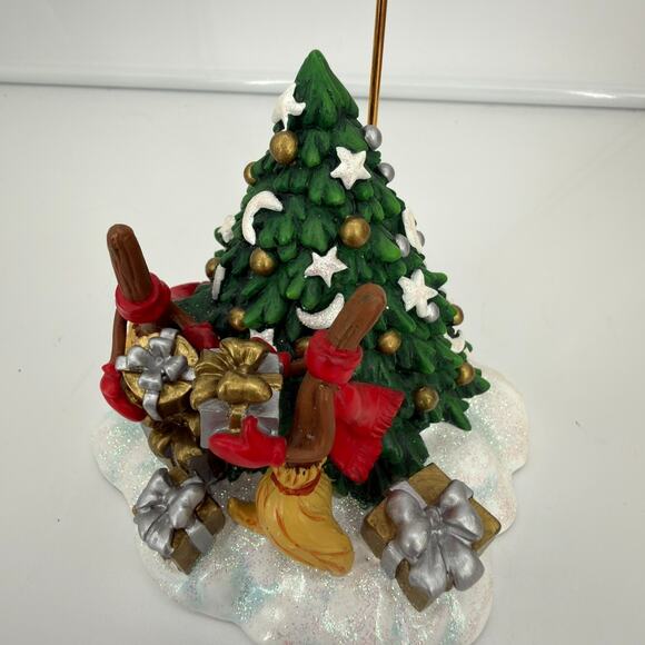 Fantasia Magic Brooms & Christmas Tree Ornament Weighted Display Stand - Picture 6 of 7